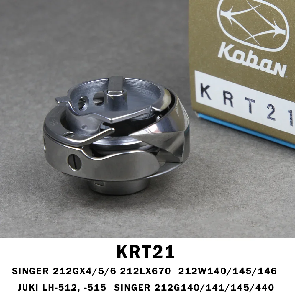 ORIGINAL KOBAN KTR21 Rotary Hook For SINGER 212LX670 212W140/145/146 212G140/141/145/440 JUKI LH-512/515 Sewing Machine