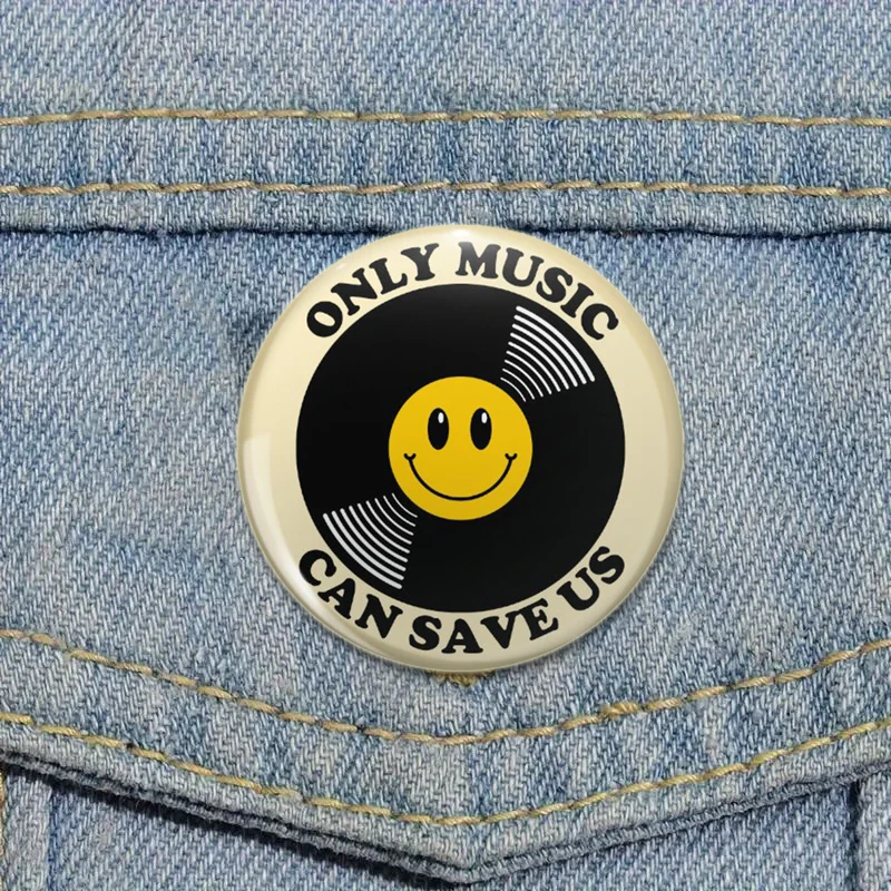High Quality Pop Music Album Cover Badge HD Print Enamel Pin Record Brooches Fashion Creative Handmade Gift Jewelry Accessories