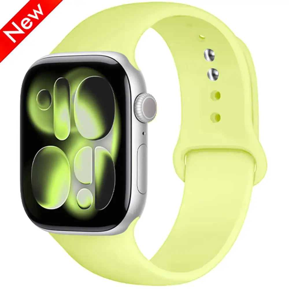 ل أبل ساعة الرياضة الفرقة 11 10 9 7 8 SE Ultra2 3 49 مللي متر 46 مللي متر 42 مللي متر 45 مللي متر 44 مللي متر 41 40 حزام كوريا أساور الساعات iWatch الأشرطة #2