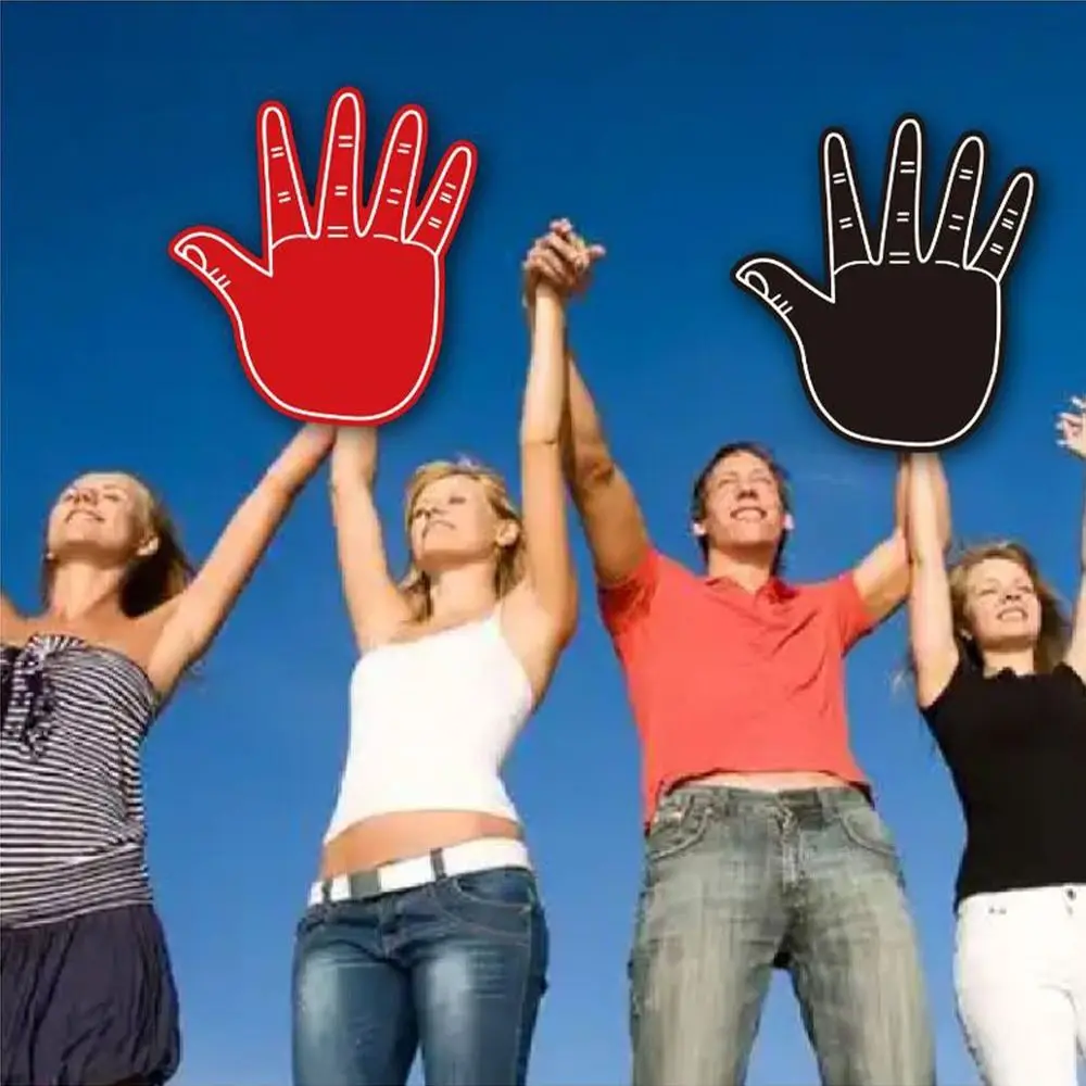 2szt Śmieszne łóżeczko na palce EVA Kolorowe przenośne duże rękawiczki Unikalne palce Zabawki imprezowe Ulubione przyjęcie