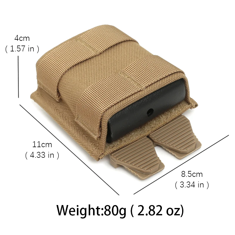Tactical Fast Magazine Single Mag Pouch for 5.56 - MOLLE Compatibility, Modular Expansion, Easy to Use Magazine Carrier view 5