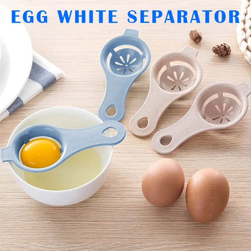 Egg White Yolk Separator Plastic Egg Liquid Filter Kitchen Baking Tool for Cake Interesting Kitchen Gadgets Egg Spoon