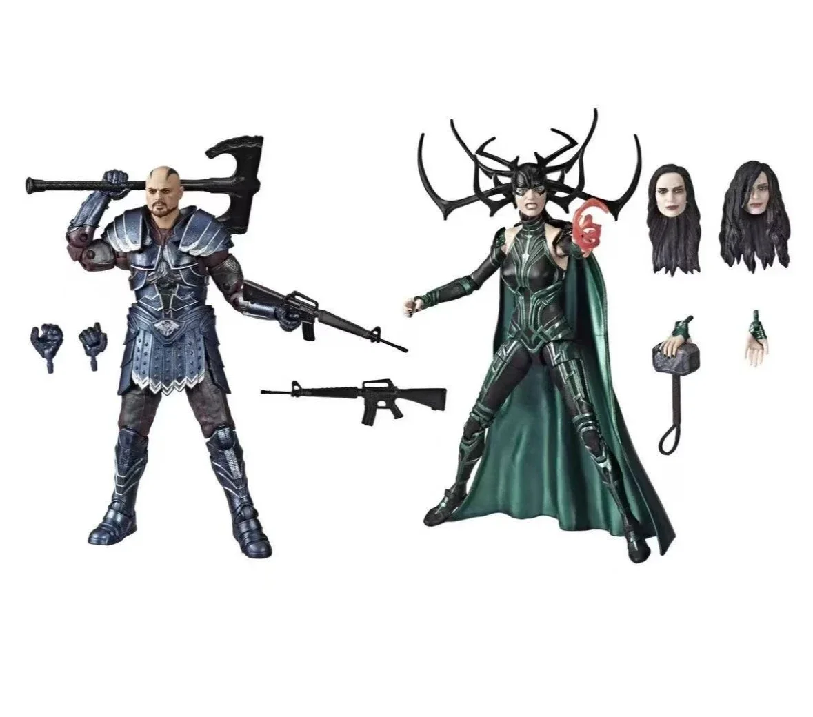 

In Stock Hasbro Hela and Executioner Skolchi Double Set Model Toys