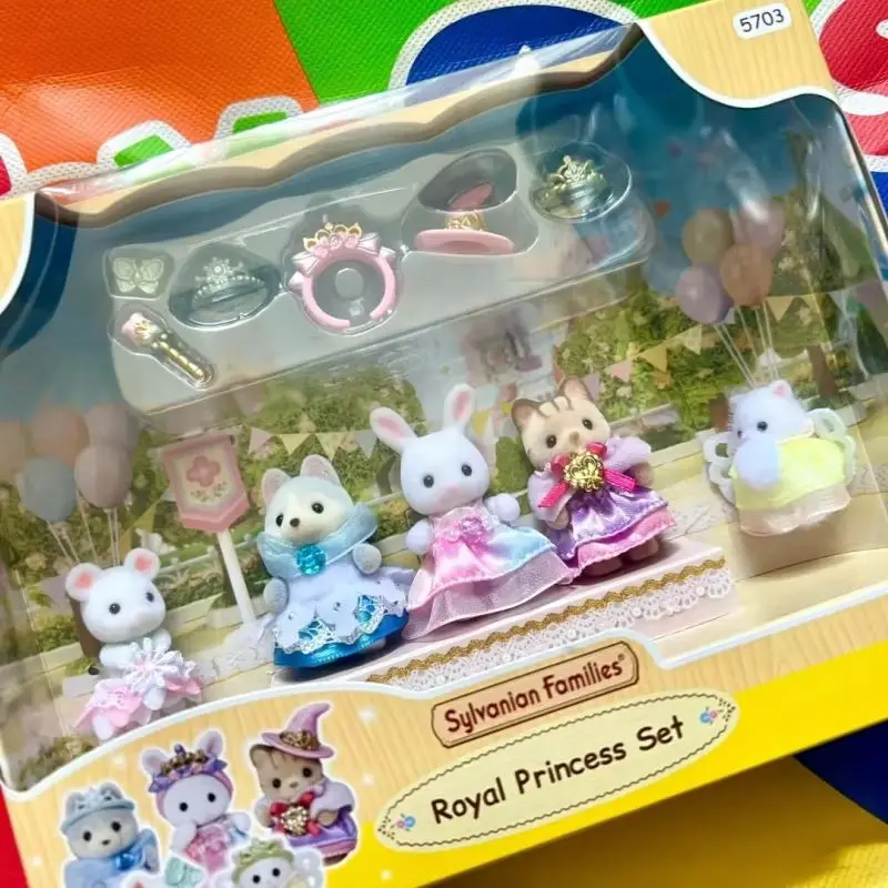 New Sylvanian Families Anime Figure Series Ternurines Sylvanian Family Collection Cute Baby Doll Room Ornament Birthday Gift