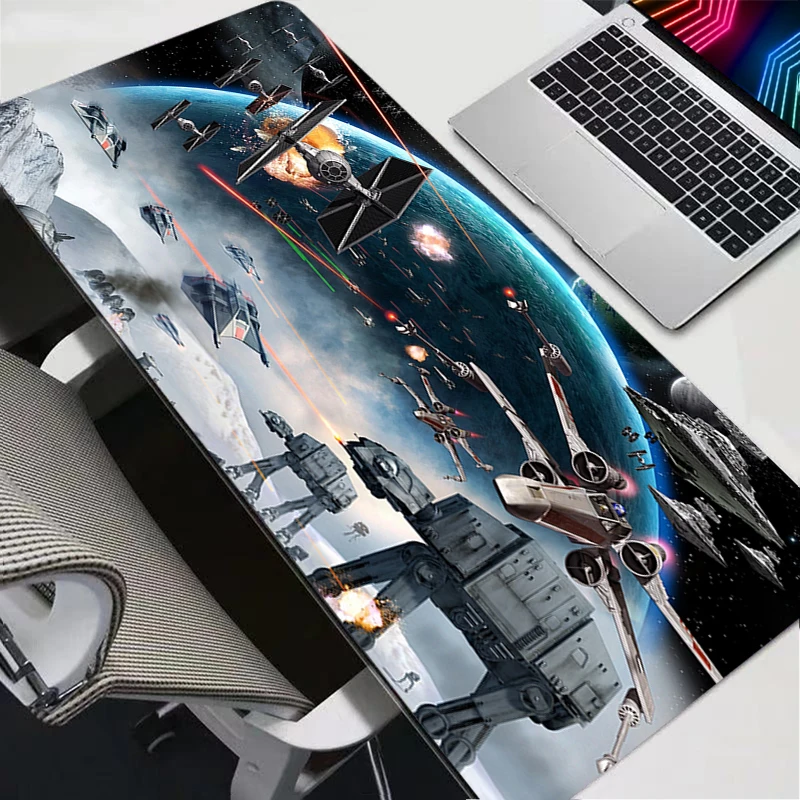Mouse pad Computer Speed type carpet mat for e-sports players Laptop Keyboard Mousepad S-star W-wars Spacecraft Office Desk Mat