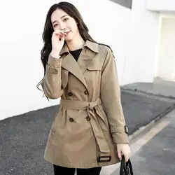 Windbreaker Women's Versatile 2026 Spring Autumn New Fashion Clothing Korean Jacket Trench Coat for Women Oversize Women Coat