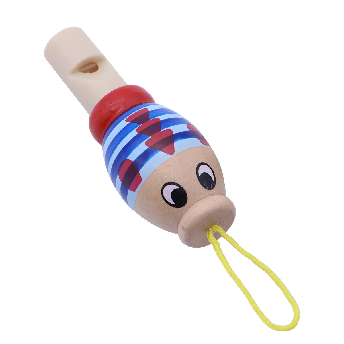 

3pcs Wooden Cartoon Animal Whistles Educational Music Instrument Sounds for (Random Color)