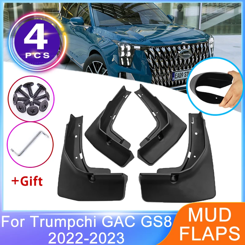 

For Trumpchi GAC GS8 II MK2 2022 2023 Hybrid Version Front Rear Mudguards MudFlaps Wheel Protector Anti-Splash Car Accessories