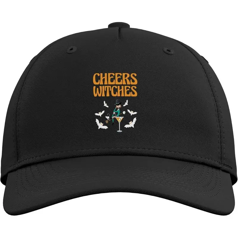 Halloween Cocktail Party Witch Drinking Funny Cheers Witches Adjustable Baseball Hat