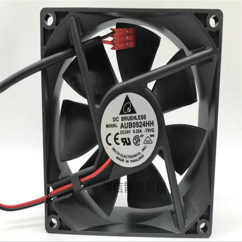 delta 9025 AUB0924HH DC 24V 0.25A 90*25MM two-wire inverter fan