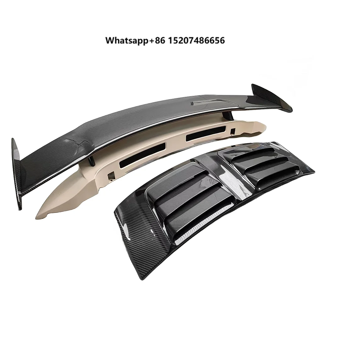 High Quality Top Style Dry Carbon Fiber Body Kit Spoiler Rear Wing Tail Wing for 911-992