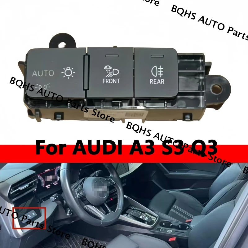 

4K1941501 4K1 941 501 A Автомобильный переключатель управления фарами, кнопка включения лампы для AUDI A3 S3 Q3