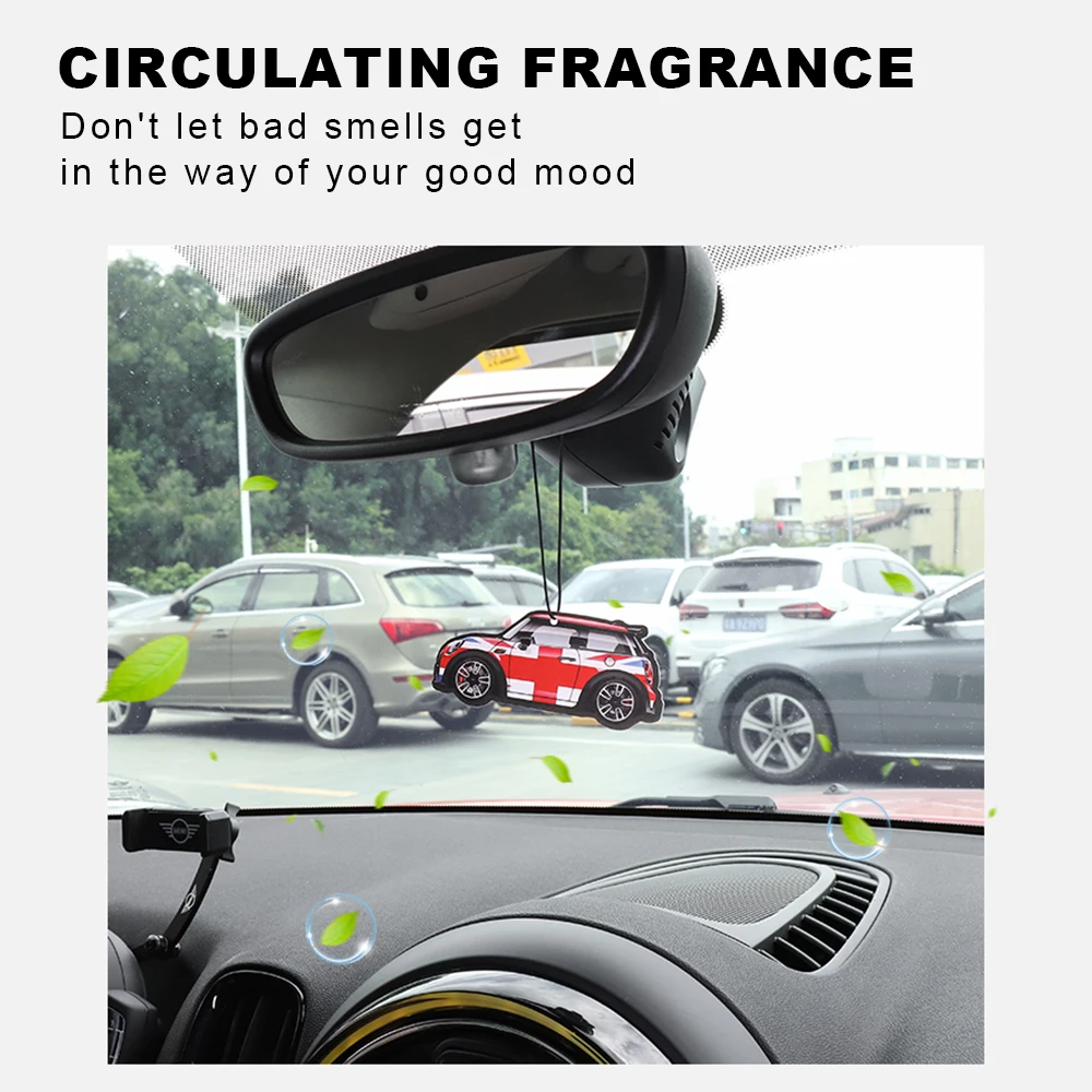 For Mini Cooper F56 R55 R60 Universal Car Aromatherapy Pendant Fragrant Tablet Decals Special Air Freshener Auto Accessories