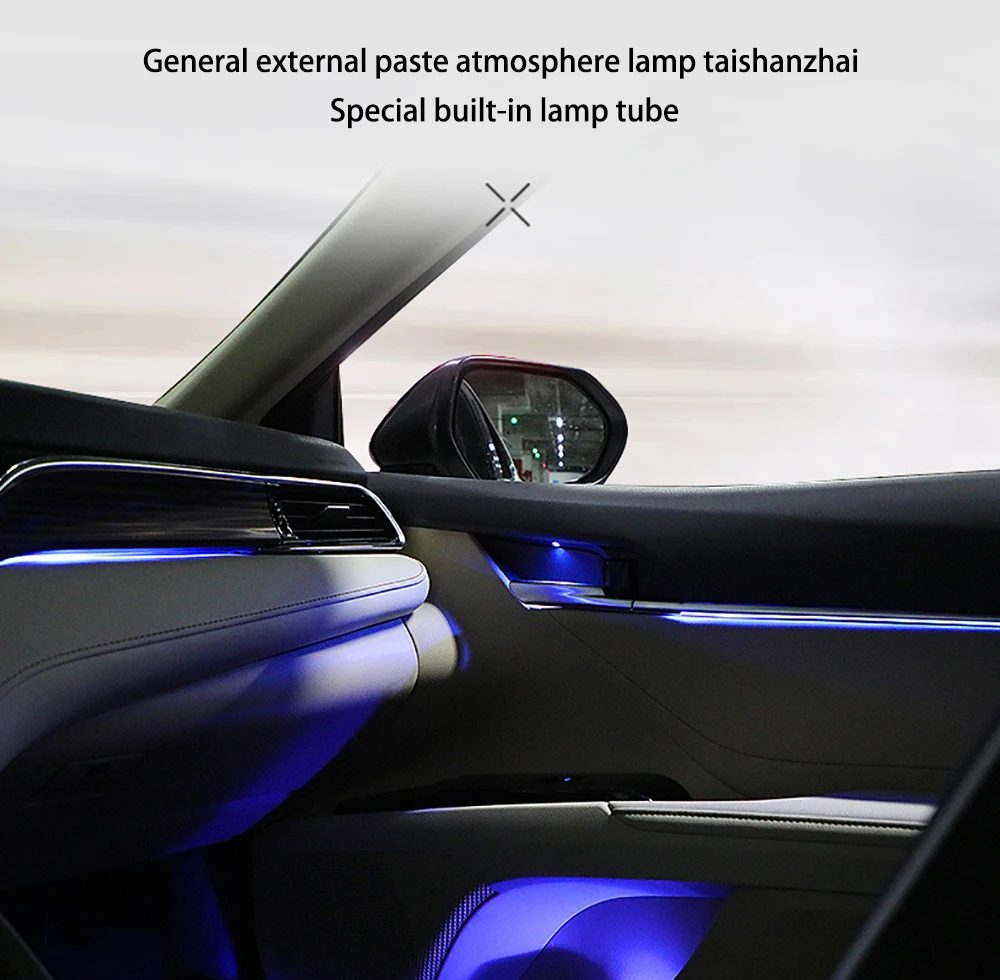 Gialulimn Backlight For Camry 8th Xv70 XV75 SE XSE 2018-2023 RGB magic lumini Ambient Light Kit mood Atmosphere Lamp 256 Color