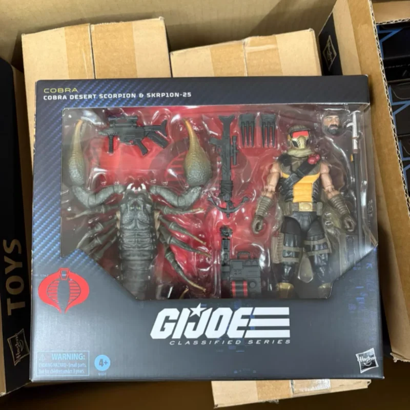 

Оригинальный новый G.I. Серия Joe Classified # 180, Cobra Desert Скорпион и Skrp10n-25 Фигурка в масштабе 6 дюймов Модель игрушки Подарки