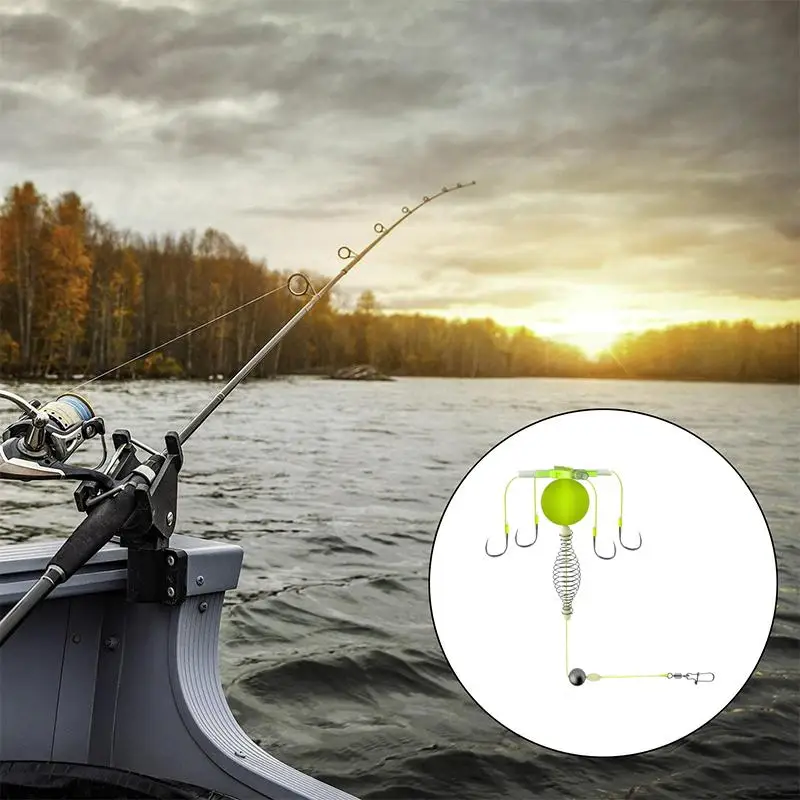 釣り餌ケージ炭素鋼ストリングフック釣りセット抗巻き餌ケージフロートライングループフィーダーシンカー釣り具