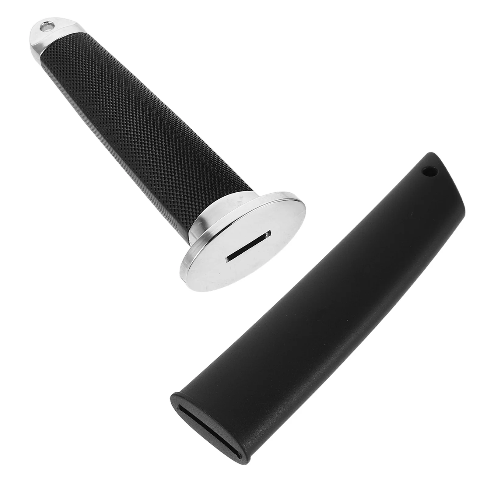 

1Set Plastic Samurai Handle Replacement Kit DIY Katana Handle Making Accessories Traditional Japanese Sword Grip with Sheath