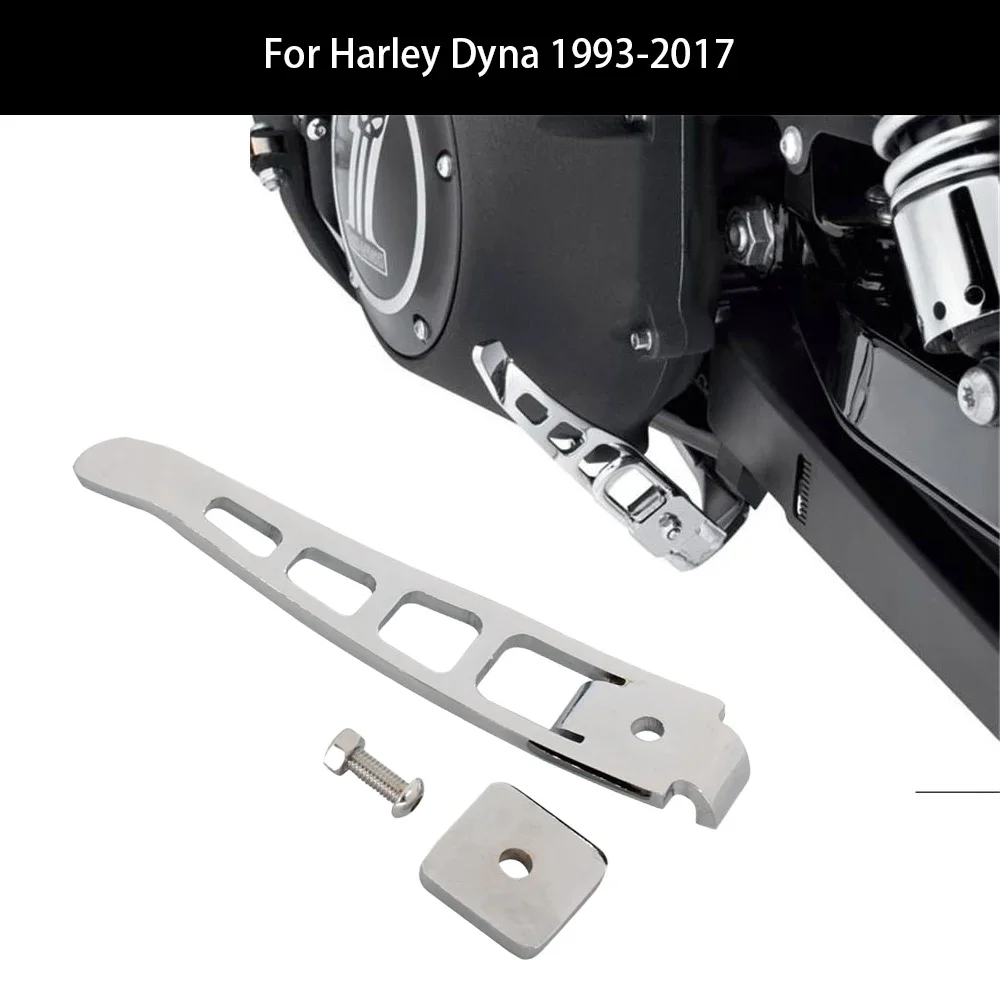 

For Harley Dyna 1993-2017 Fat Bob FXDF Low Rider FXDB Chrome Motorcycle Kickstand Stand Extension Motorbike Foot Pedal Support