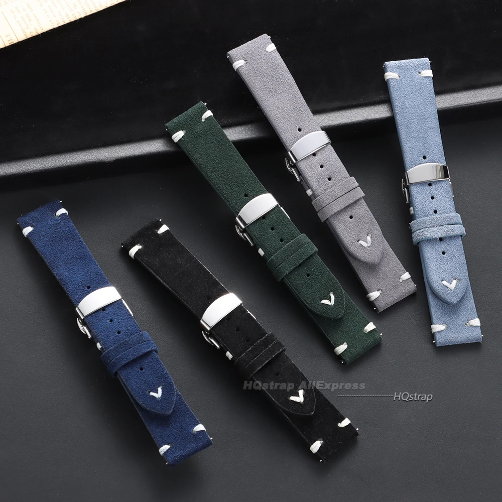 Zamszowy pasek do zegarka 18mm – Suede Strap Watch recenzja i cena
