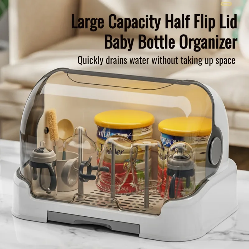 Babies Bottle Countertop Drying Rack Bottle Drying Rack With Removable Drip Tray Durable Countertop Rack For Toddler Bottles