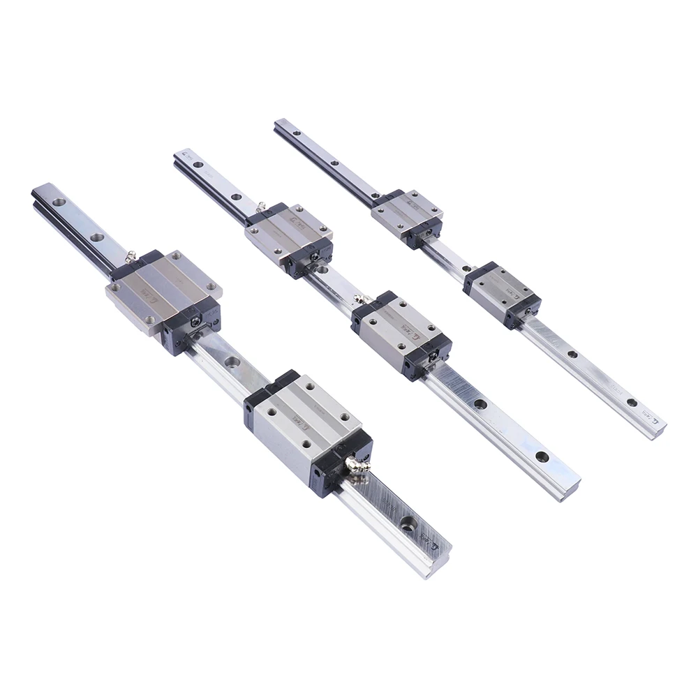 1:1 replacement HIWIN numerical control linear guide HGR15 HGR20 HGR25 HGR45 with slider bearing 1500mm for numerical co