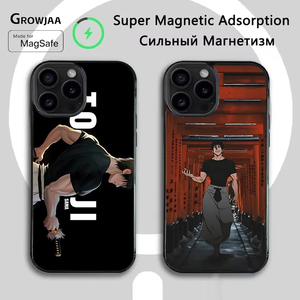 

Toji Fushiguro Jujutsu K-Kaisen Phone Case For iPhone 16e,16,15,14,13,12,11,Plus,Pro,Max,Mini Magsafe Magnetic Wireless Charging