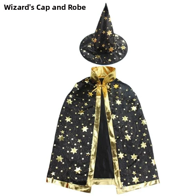 ชุดแม่มดประดับตราทองคำห้าดาว สำหรับการแสดงบนเวทีแบบดั้งเดิมของจีน ผ้าฝ้าย เหมาะสำหรับการเต้นรำและการแสดงบนเวทีสำหรับเด็ก