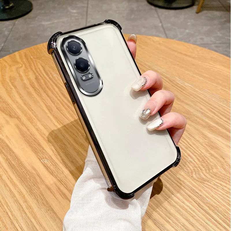 For OnePlus Nord CE4 Lite Case 1+Nord CE4 Lite Cover Nord CE4 Lite Phone Case Bumper Shockproof Protect Cover Clear electroplate image 3