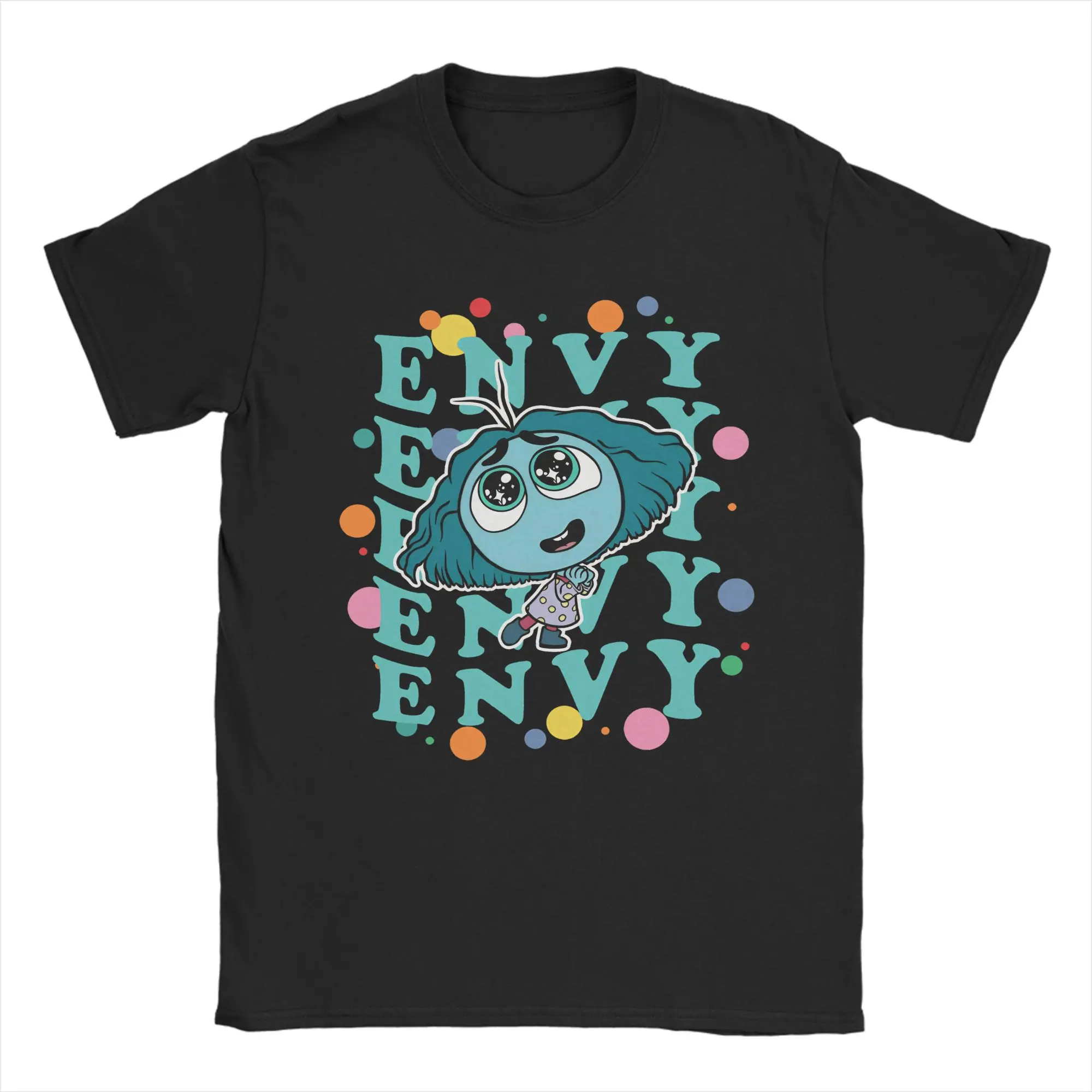 

Insides Out 2 Envy T Shirts Men 100% Cotton Novelty T-Shirt Round Collar Tees Short Sleeve Clothes New Arrival