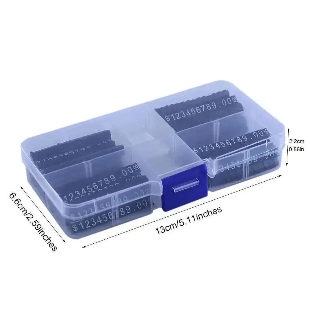 3x5 مللي متر 30 قطعة لكل حزمة مكعب حامل الأبيض على ساعة مجوهرات سوداء اليورو تسجيل صغير قابل للتعديل شارة السعر عرض علامات لمتجر البيع بالتجزئة