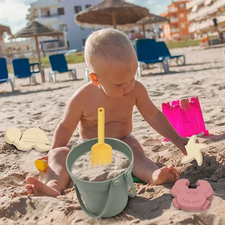 Crianças brinquedos de verão com modelo animal bonito ins beira-mar praia brinquedos borracha dune areia molde ferramentas conjuntos brinquedo de banho do bebê crianças nadar brinquedo