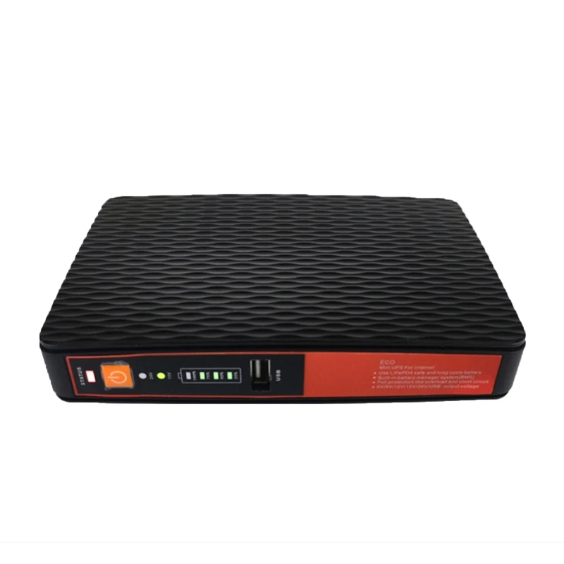 

Mini Portable UPS 5V 9V 12V 24V Uninterruptible Power Supply for WiFi Router Large Capacity Backup Power Adapter H7JF