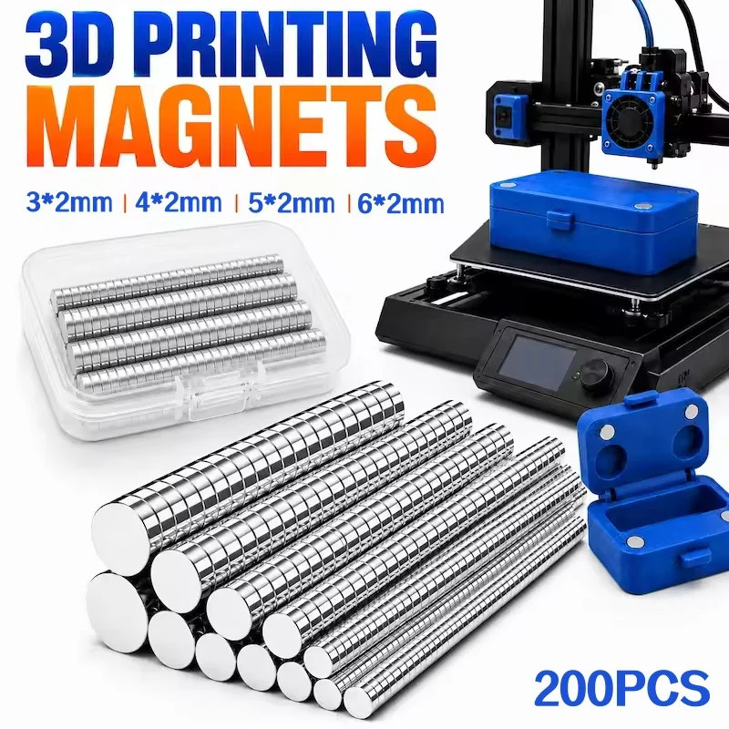 Small Magnets for 3D Printing –Strong Magnets for Model Assembly, Miniature Parts, DIY & Craft Projects-3d Printing Combo