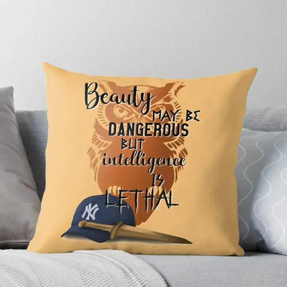 

Intelligence is lethal - percy jackson quotes Throw Pillow Pillowcases For Pillows Throw Pillow Covers pillow