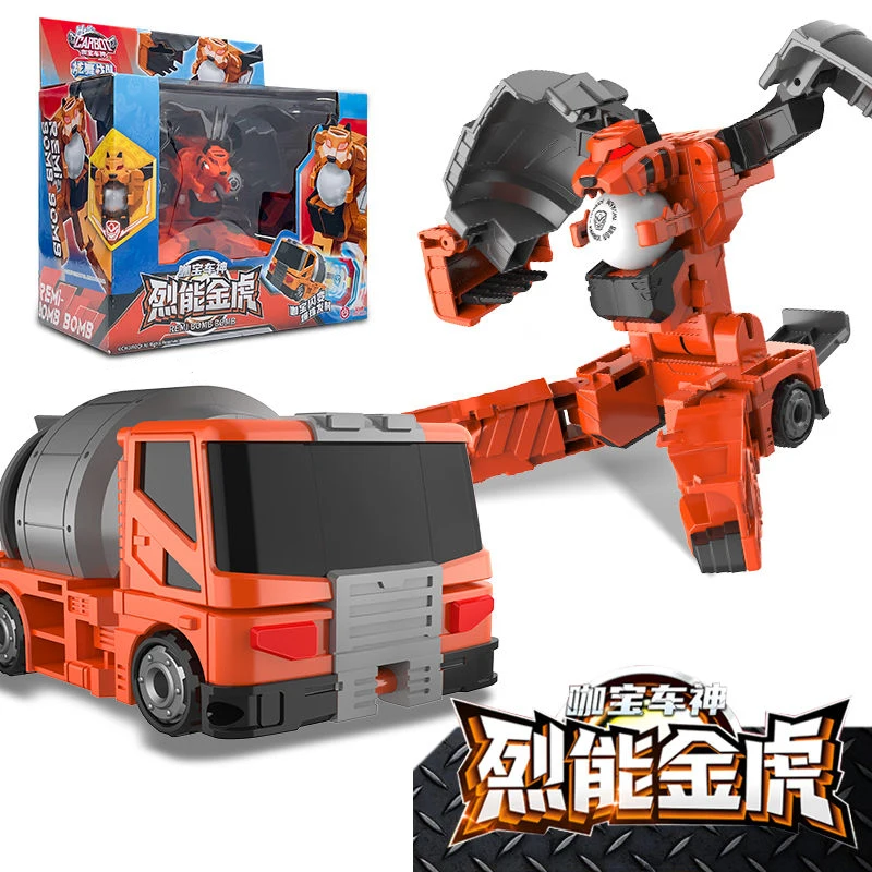 Hello Carbot Automatyczny Robot Transformujący się Figurka Akcji Model Plastikowy Robot Samochód Zabawka Seria Anime Prezent dla Dzieci