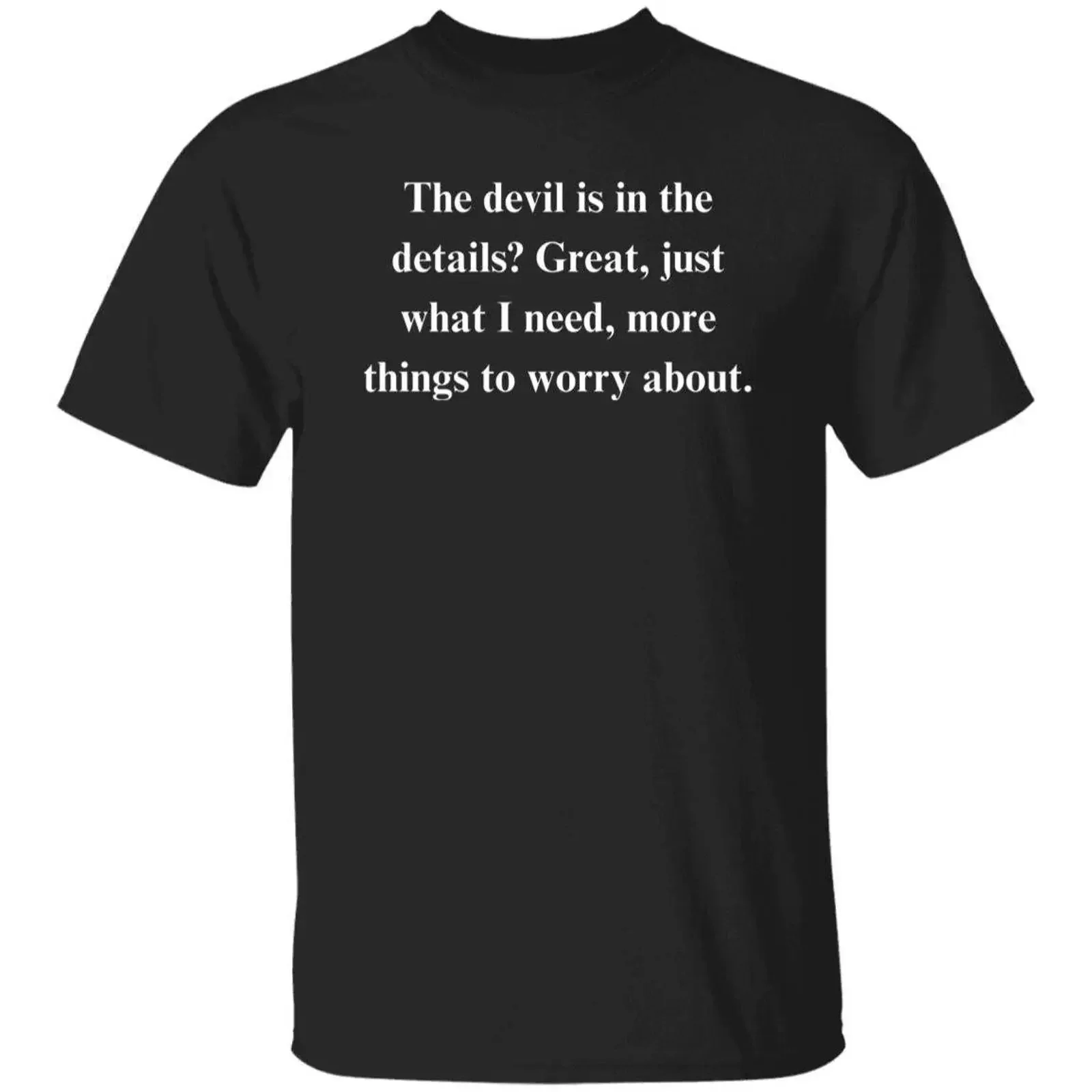 Cynical overthinking Sarcastic T Shirt gift for a friend Humorous tee Bla Image 1 of 2 vintage Washed Unisex Stretched fashion