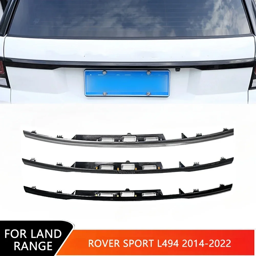 For Land Rover Range Rover Sport L494 2014-2022 Car Tail Cover Bright Strip Tailgate Decorative Strip Trunk Auto Accessories