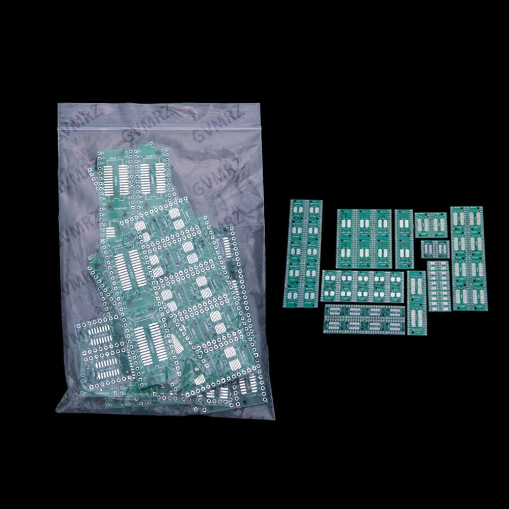 70PCS 7Values 8 10 14 16  IC adapter boards Each 10PCS 8 10 14 16 24 28 SMT to DIP to through-hole