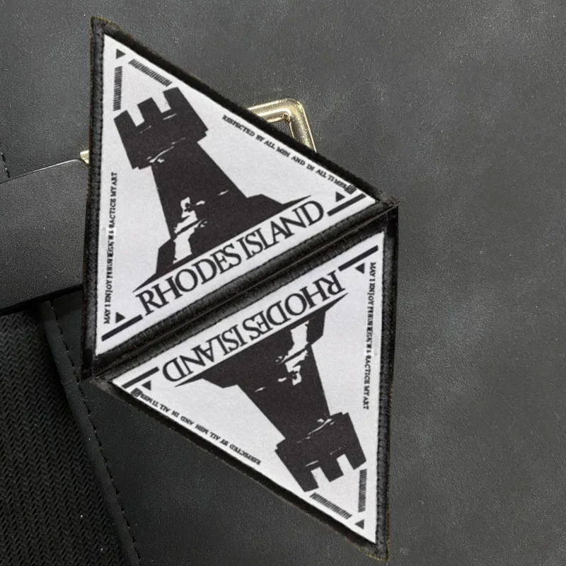 Tomorrow Ark Rhode Island Morale Badge Patch Printed Pattern Animation Secondary Tactical Patch Sports Armband Backpack Sticker