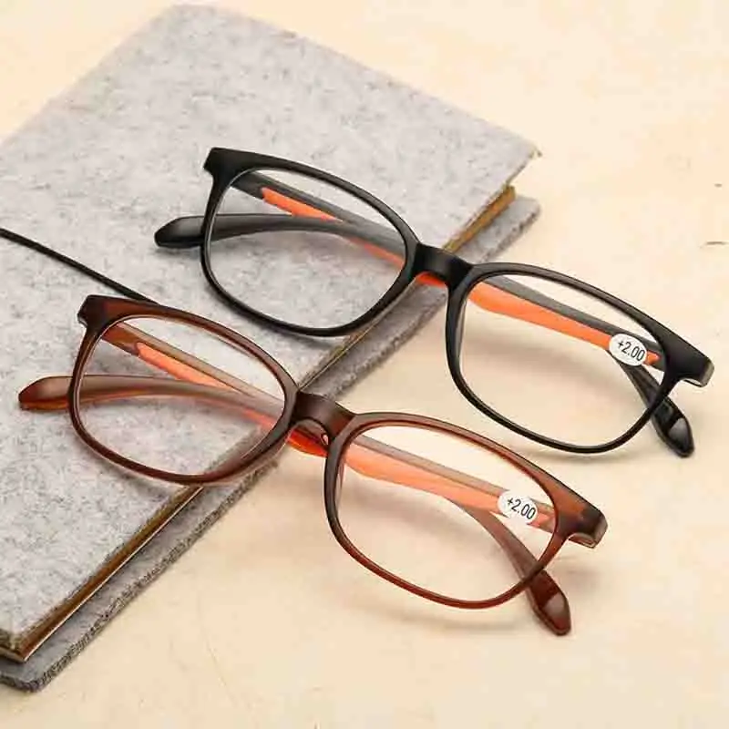 

New Reading Glasses Flexible Sports Presbyopia Eyeglasses High Quality Fashion Men Women Farsighted Eyewear Diopter 1.0+4.0