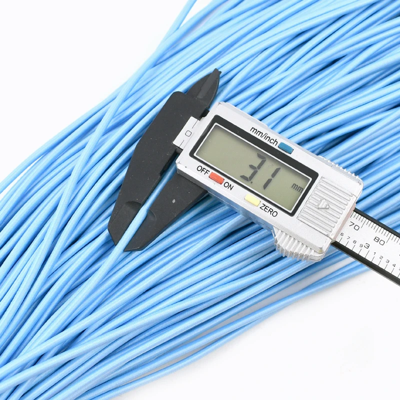 3mm Elastic Rope 10/20/30/40/50M Bungee Cord Hairband Rubber Band Shoelace Sewing Loom Bands Strap