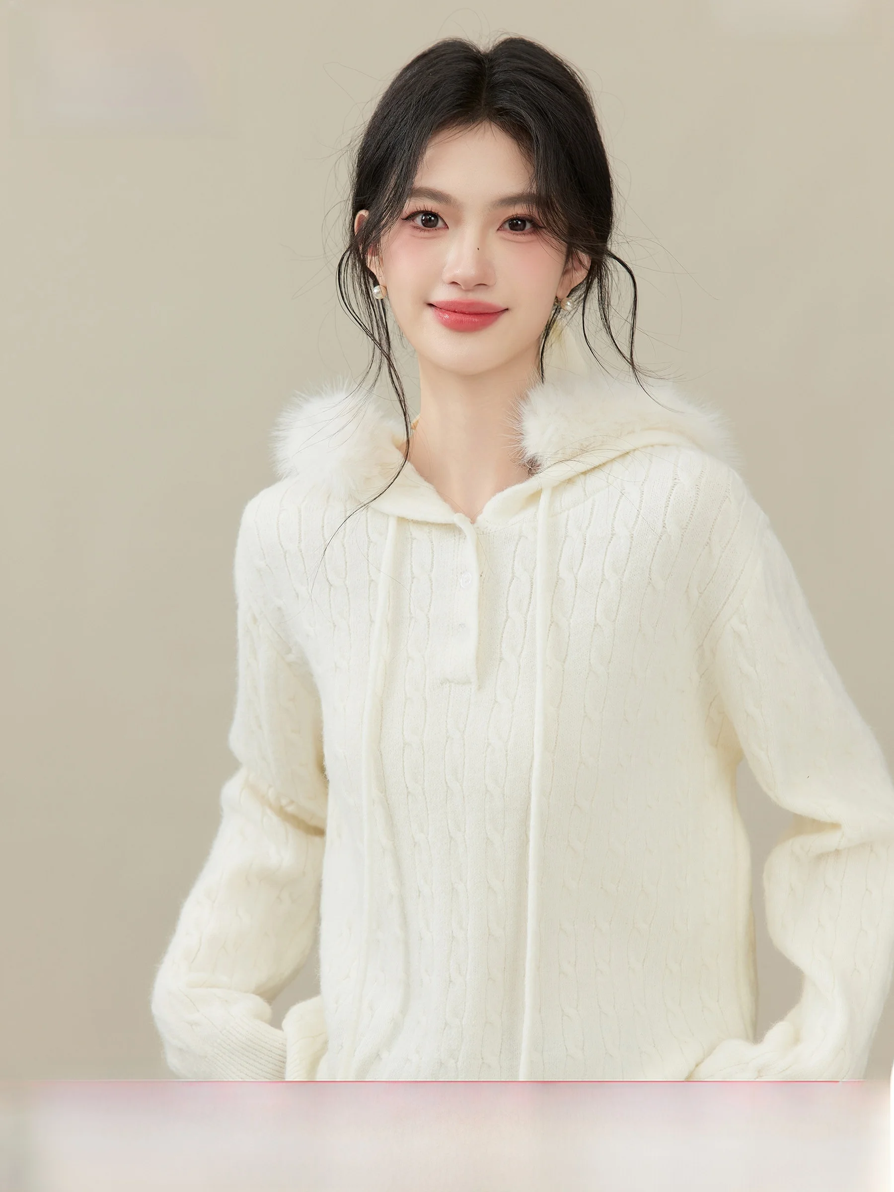 

Теплая вязаная шапка-шапочка для женщин, новая зимняя модель, мягкая, удобная, антистатическая, антибактериальная, быстросохнущая, нелиняющая, цветная.