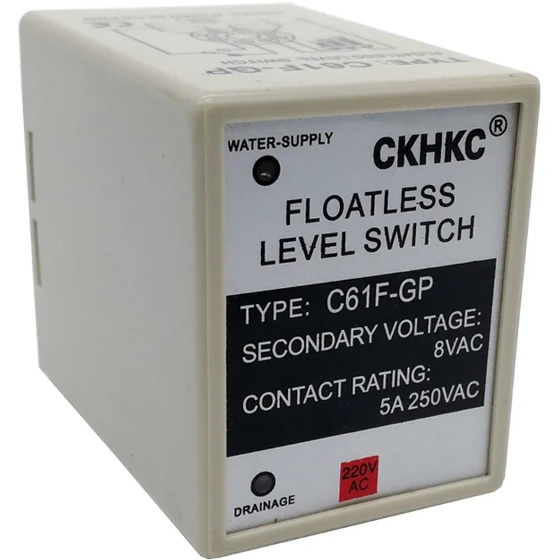 C61F-GP Hot-selling CKHKC Xixi Automatic Liquid Level Relay Water Level Switch Water Pump Controller 220V