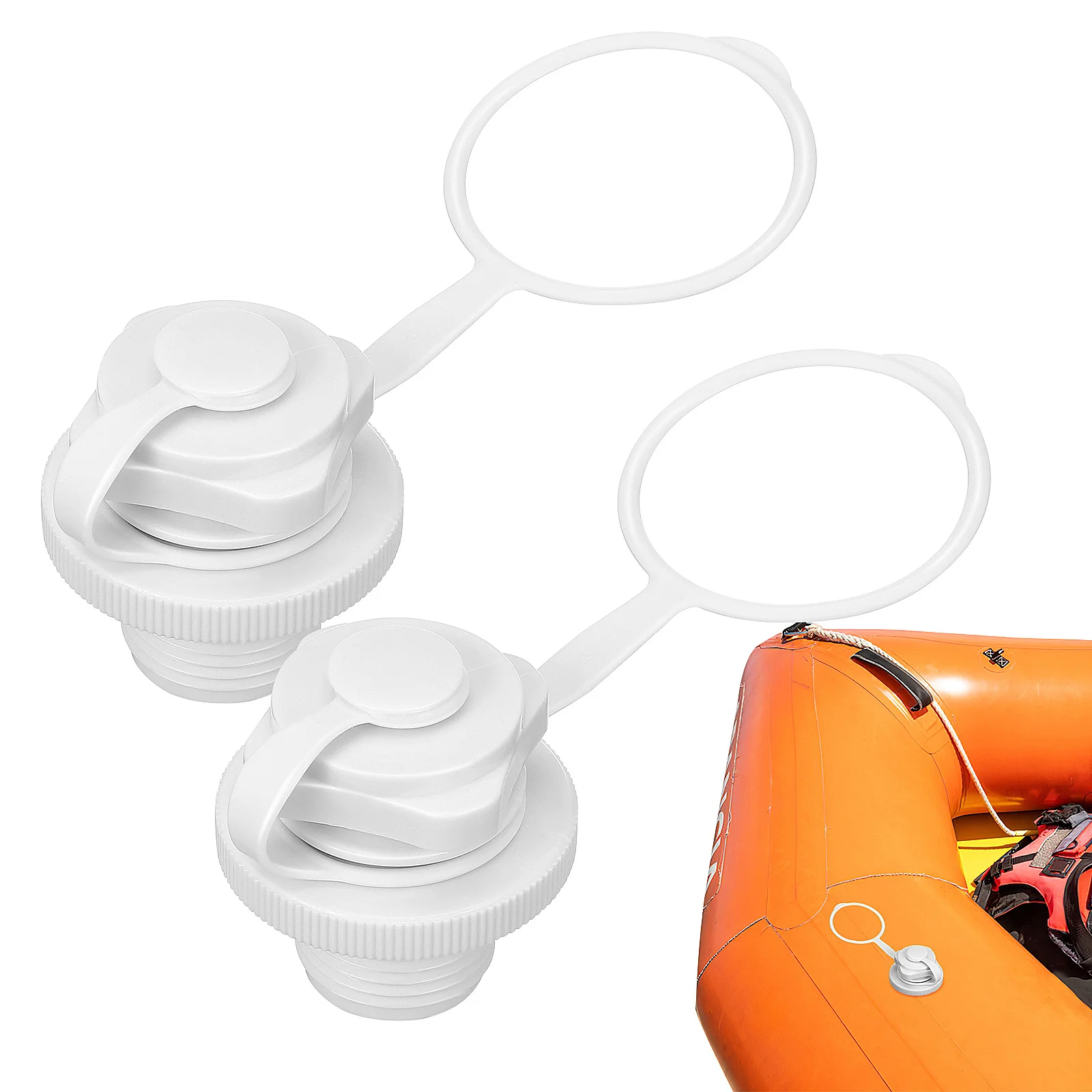 2 قطعة صمامات هواء القارب نفخ كاياك استبدال المسمار صمامات العالمي صالح ل طوف مرتبة هوائية صمام بوسطن #2