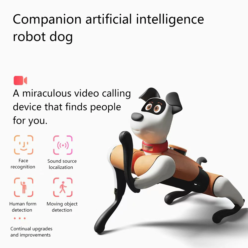 AI Controle Remoto Robot Dog, Interativo Eletrônico Pet Toy, Companion