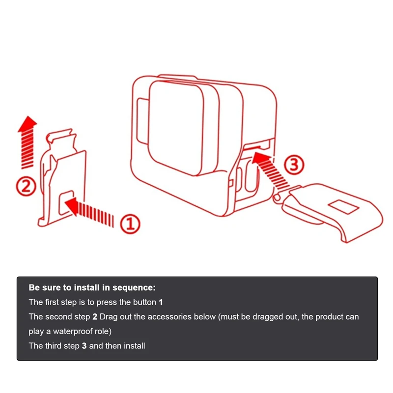 Replacement Side Door USB-C Mini  Port Side Cover Repair Part For Gopro HERO5 HERO6 Hero 5 6 For Go Pro Accessory