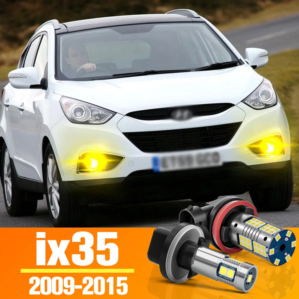 

2pcs LED Front Fog Light Bulb Accessories For Hyundai ix35 2009 2010 2011 2012 2013 2014 2015