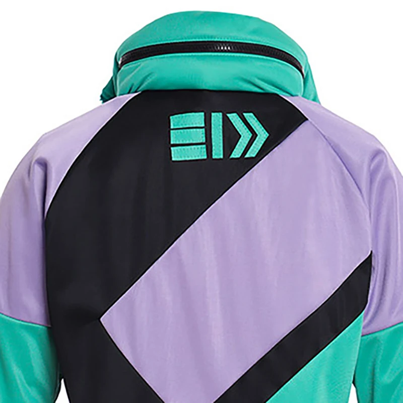 Legendary game Splatoon retro role-playing clothing top unisex adult casual pullover sweatshirt jacket contrasting color zipper