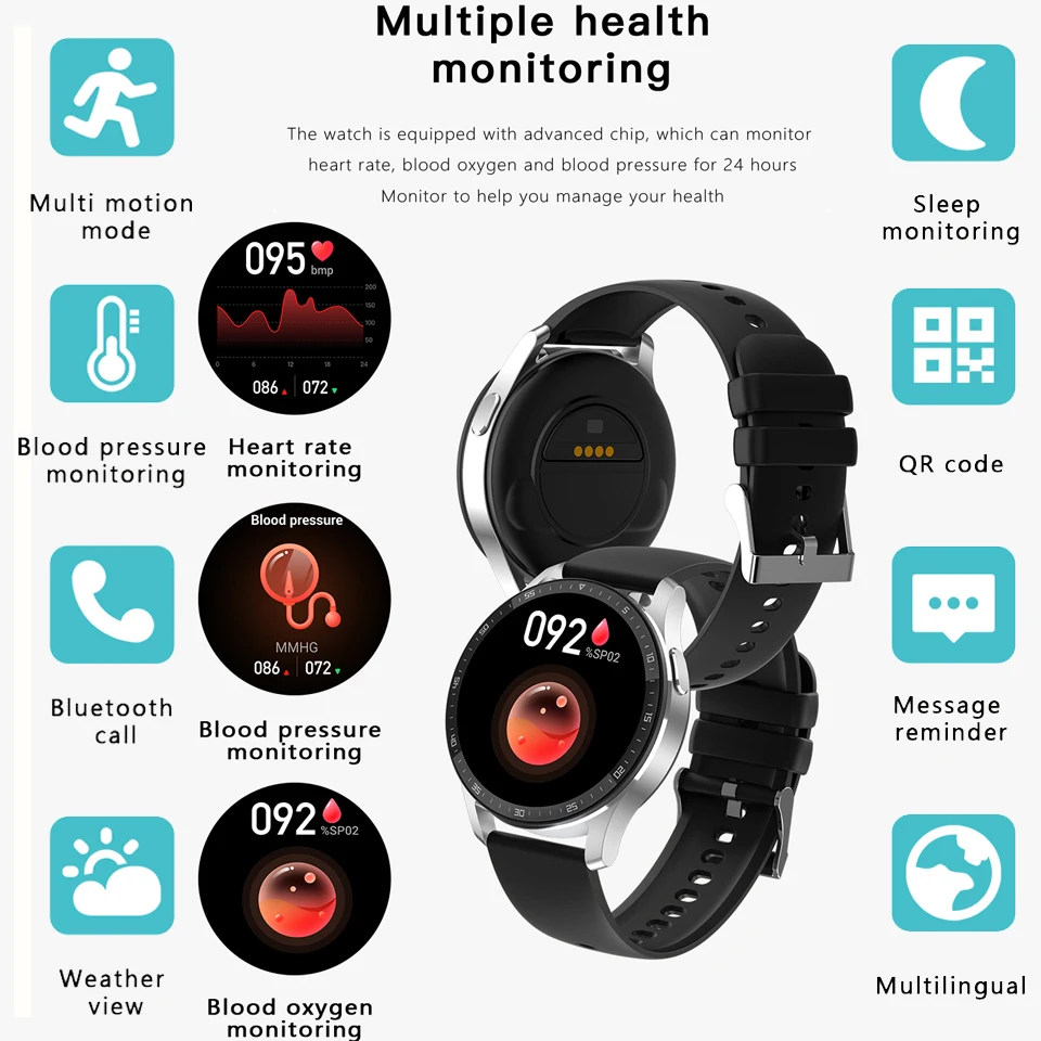 2024 New X10 New Men BlueTooth Headset watch two in one 360*360HD Full Touch Screen SmartWatch Heart Rate Testing Music Watch