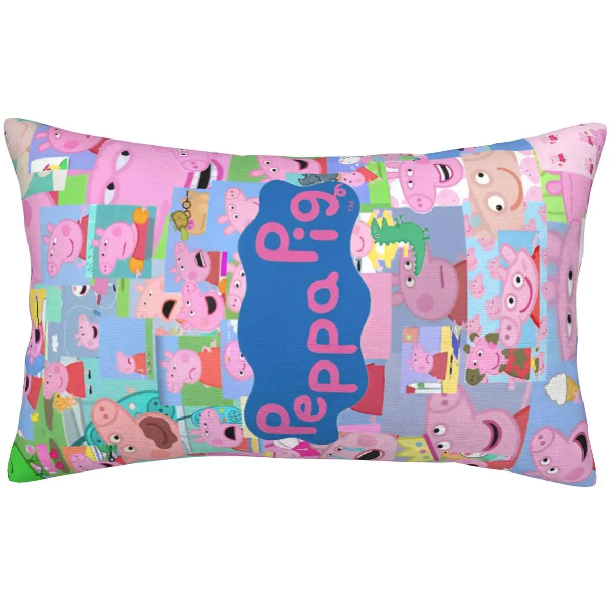 Kids Adults Peppa Pig Bedding Pillowcase For Hair and Skin Super Soft Pillow Cover 20x30 inch